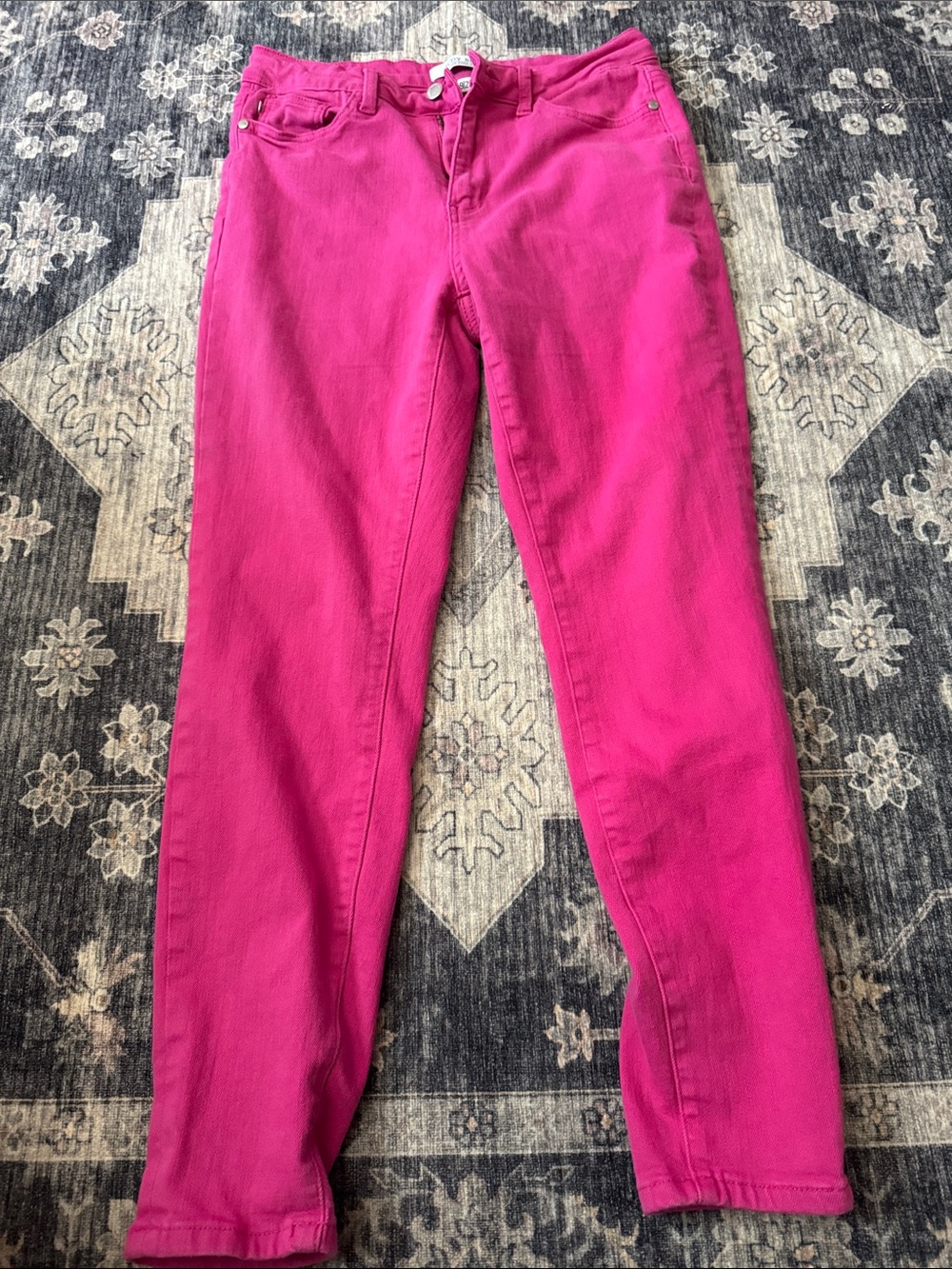 Judy Blue Hot Pink Skinny Jeans